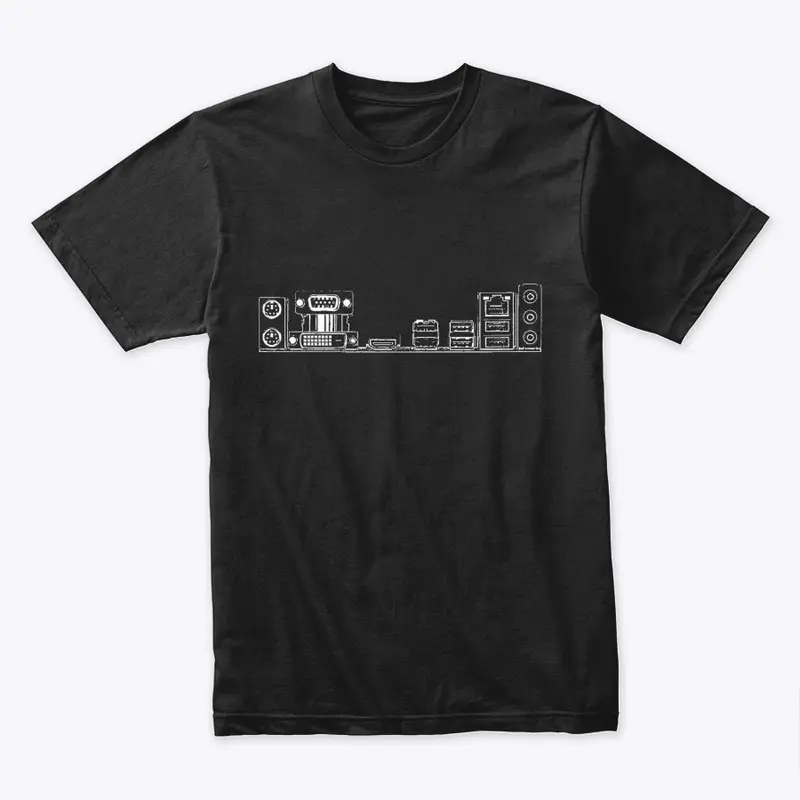 Motherboard IO Sketch T-Shirt