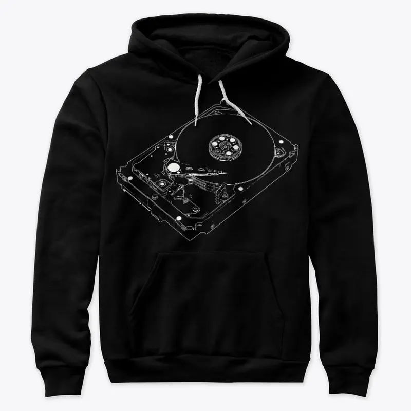 Hard Drive Sketch Hoodie