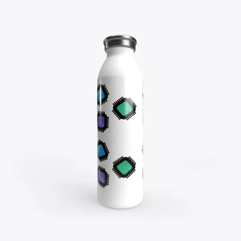 Computer Chip Water Bottle